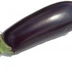 A purple aubergine